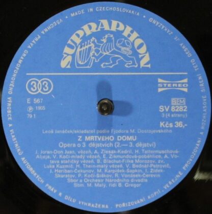 Supraphon SV 8281-82 G - Z Mrtvého Domu - Image 4