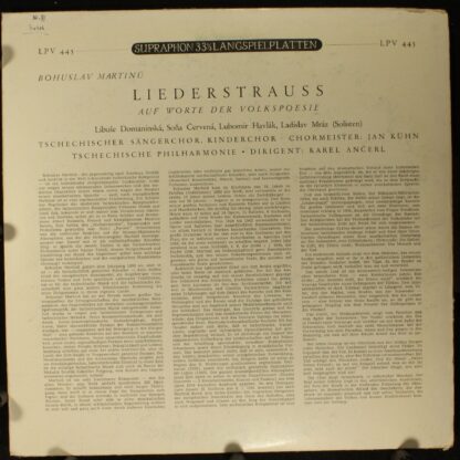 Supraphon A LPV 445 - Liederstrauss - Image 2
