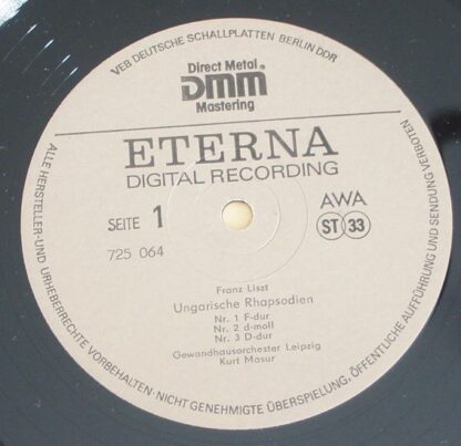 Eterna 7 25 064 - Ungarische Rhapsodien - Image 2