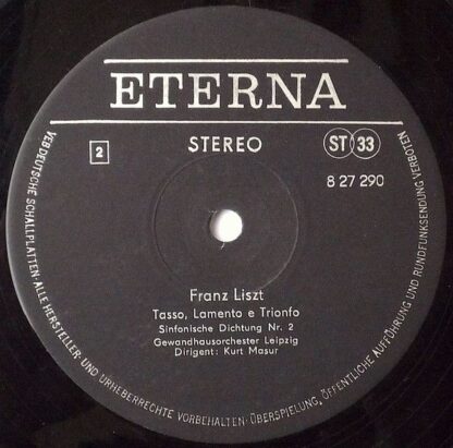 Eterna 8 27 290 - Les Préludes / Orpheus / Tasso (Sinfonische Di - Image 4