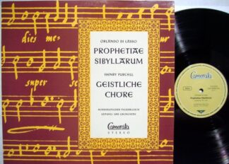 Camerata (2) CMS 30053 LPM - Orlando Di Lasso "Prophetiae Sibyll