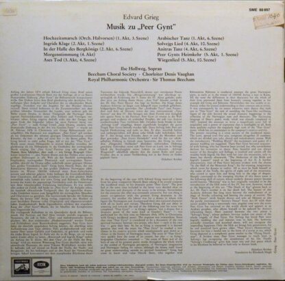 Electrola SME 80 897 - Musik Zu "Peer Gynt" - Image 2