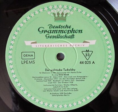 Deutsche Grammophon Gesellschaft Literarisches Arc 44 025 - Der - Image 3