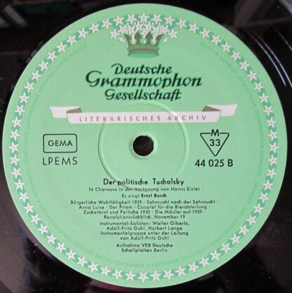 Deutsche Grammophon Gesellschaft Literarisches Arc 44 025 - Der - Image 4