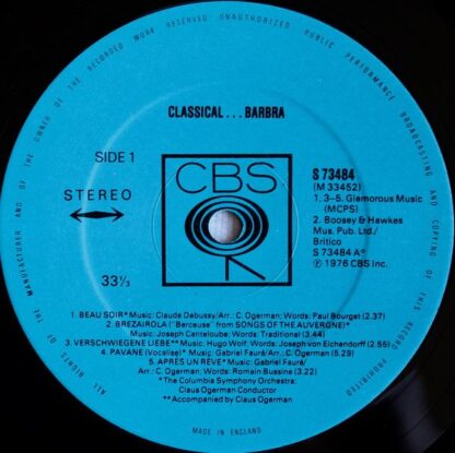 CBS S 73484 - Classical ... Barbra - Image 3