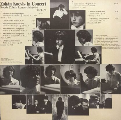 Hungaroton SLPX 12239 - Zoltán Kocsis In Concert - Image 2