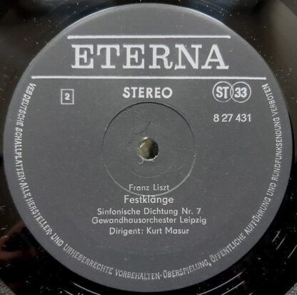 Eterna 8 27 431 - Die Ideale / Festklänge (Sinfonische Dichtunge - Image 4