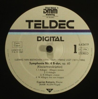 TELDEC 6.43419 AZ - Symphonien Nr. 4 & 8 - Image 3