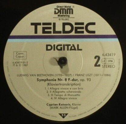 TELDEC 6.43419 AZ - Symphonien Nr. 4 & 8 - Image 4