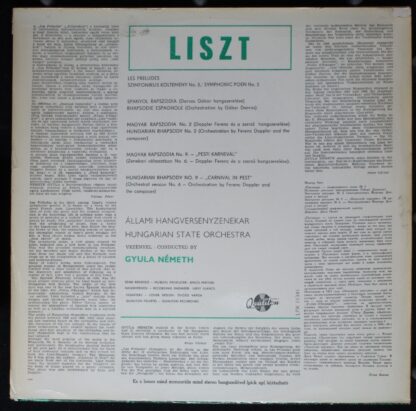 Qualiton SLPX 11341 - Les Préludes / Rhapsodie Espagnole / Hunga - Image 2