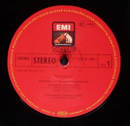 EMI 1 C 067-07 586 T - Sinfonie Nr.5 In Es-dur Op.82 - Nächtlich - Image 3