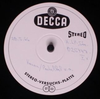 DECCA K.LP-Ste-025447-VX - Kanon