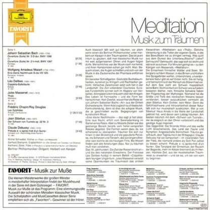 Deutsche Grammophon 2535 621 - Meditation - Musik Zum Träumen - Image 2
