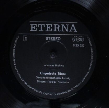 Eterna 8 25 553 - Antonín Dvořák/ Johannes Brahms/ Gewandhausorc - Image 4