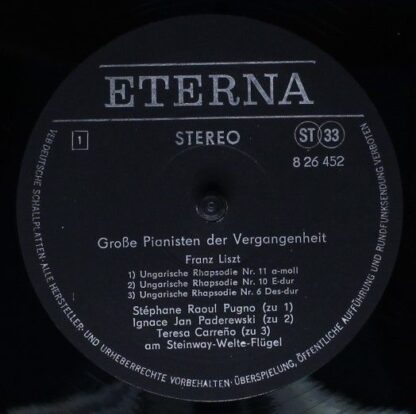 Eterna 8 26 452 - Pugno, Scharwenka, Carreño, Paderewski, Pauer - Image 3