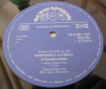 Supraphon 10 3140-1 031 - New World Symphony - Image 3
