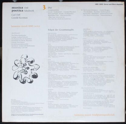 Harmonia Mundi HM 30 652 / HMSt 530 652 - Musica Poetica Teil 3 - Image 2