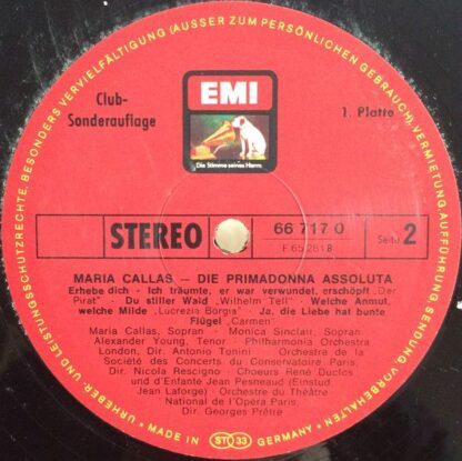 EMI Electrola 66 716 2 - Die Primadonna Assoluta - Image 6