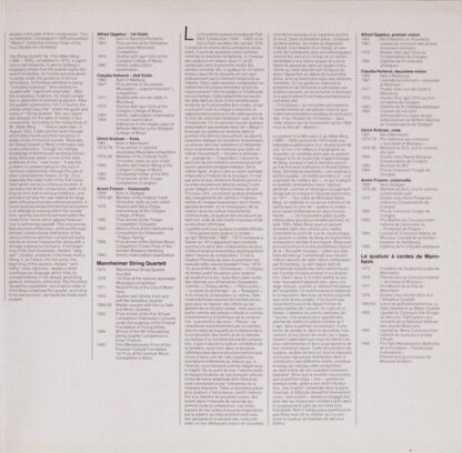 Deutsche Harmonia Mundi DMR 2014 D/067 - Streichquartett Op. 3 / - Image 3