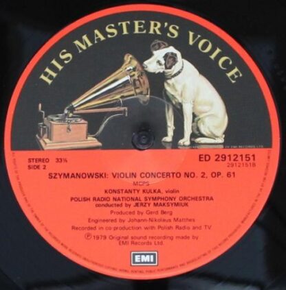His Master's Voice ED29112151 - Violin Concertos Nos. 1 & 2 - Image 4