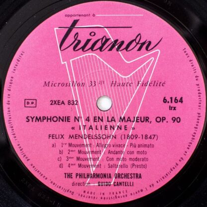 Trianon TRX 6164 - Symphonie Nº 4 "Italienne", Op. 90 / Symphoni - Image 4