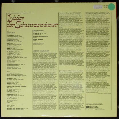 Odeon 1C 065-02 673 - Lieder Der Schumannianer - Image 4