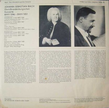 Supraphon 80 386 XK - Die Sechs Brandenburgischen Konzerte - Image 4