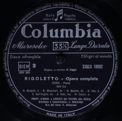Columbia 33QCX 10091 - Rigoletto - Image 4