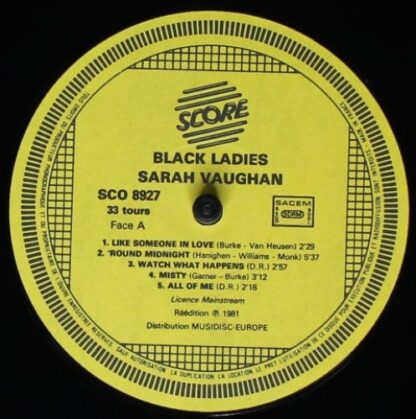 Score SCO 8612 - Black Ladies - Image 3