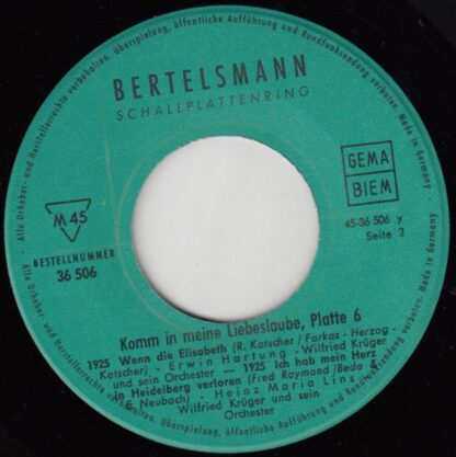 Bertelsmann Schallplattenring 36 506 - Die Schönsten Schlager De - Image 4