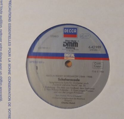 DECCA 6.42989 - Scheherazade - Capriccio Espagnol - Image 3