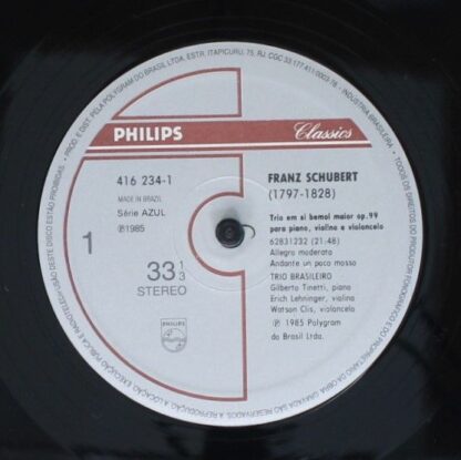Philips 416234 - Trio Em Si Bemol Maior Op.99 - Image 3