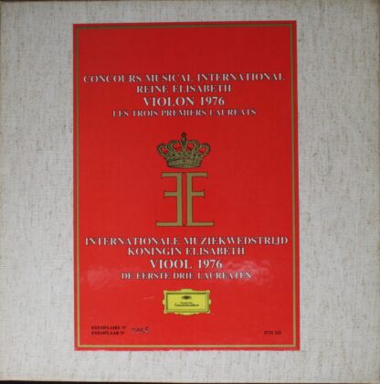 Deutsche Grammophon 27 21 122 - Concours Musical International R