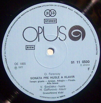 Opus 9111 0500 - Poetická Suita Pre Husle A Klavír Op. 35 / Soná - Image 3