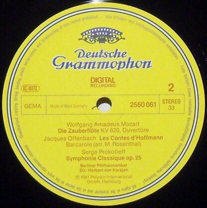 Deutsche Grammophon 2560 061 - Karajan • Digital - Image 3