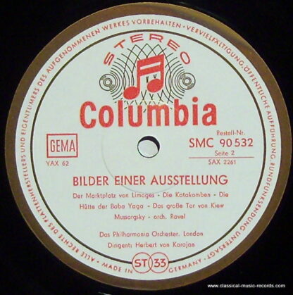 Columbia C 90 532 - Bilder Einer Ausstellung - Image 3