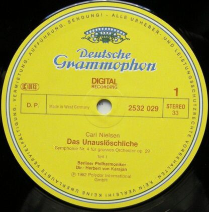 Deutsche Grammophon 2532 029 - Carl Nielsen,Berliner Philharmoni - Image 3