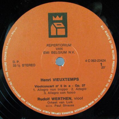 ASLK / CGER 4C 063-23424 - Henri Vieuxtemps, Rudolf Werthen, Orc - Image 3