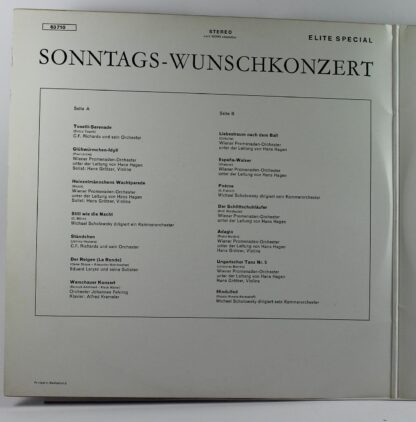 Elite Special 63 710 - Various - Sonntags-Wunschkonzert - Image 4