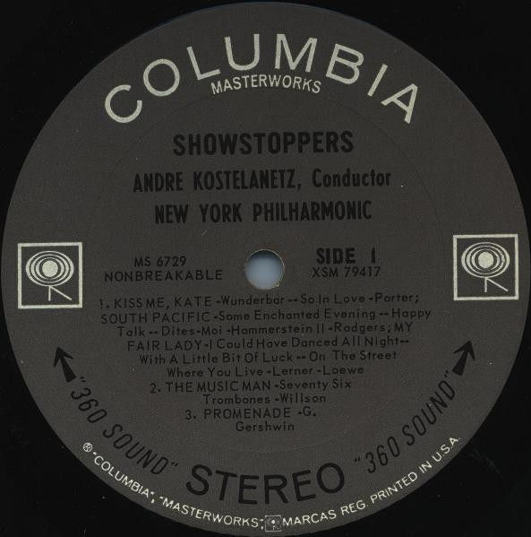 Columbia Masterworks MS 6729 - André Kostelanetz, New York Philh - Image 3