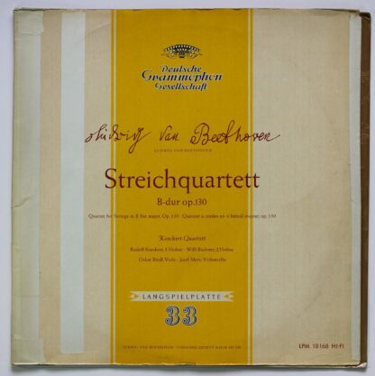Deutsche Grammophon LPM 18 168 - Ludwig van Beethoven, Koeckert-