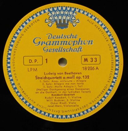 Deutsche Grammophon LPM 18 226 - Ludwig van Beethoven, Koeckert- - Image 4