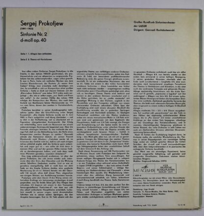 Melodia Eterna 8 26 170 - Sergei Prokofiev, Большой Симфонически - Image 2