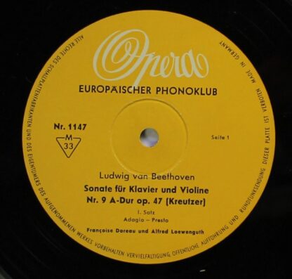 Opera 1147 - Ludwig Van Beethoven, Françoise Doreau, Alfred Loew - Image 3