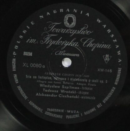 Polskie Nagrania Muza SX 0062 - Frédéric Chopin, Halina Czerny-S - Image 3