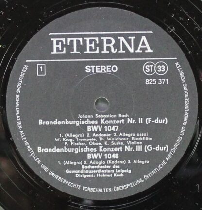 Eterna 8 25 371 - Johann Sebastian Bach - Brandenburgische Konze - Image 2