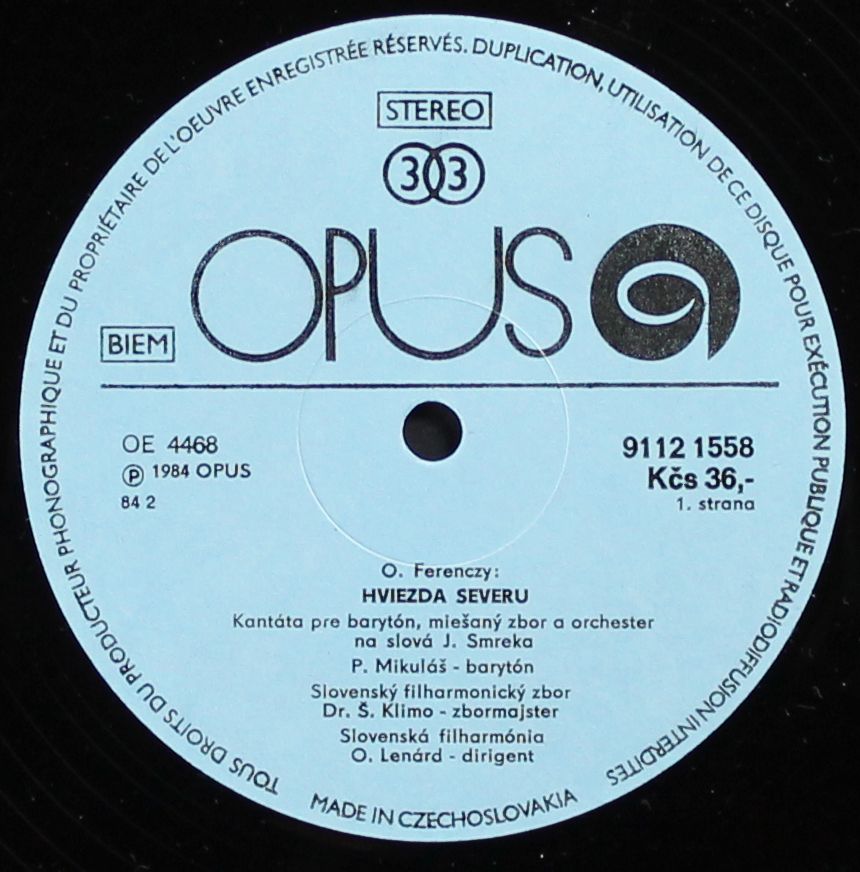 Opus 9112 1558 - Oto Ferenczy, Peter Mikuláš, Slovak Philharmoni - Image 2