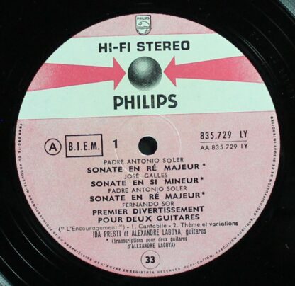 Philips 835.729 LY - Ida Presti, Alexandre Lagoya - Musique Espa - Image 2