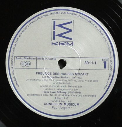 KKM Records 3011-1 - Concilium Musicum, Paul Angerer - Freunde D - Image 2