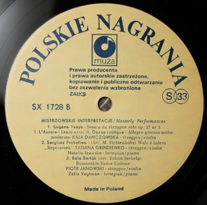 Polskie Nagrania Muza SX 1728 - Vadim Brodski, Mikhaïl Bezverkhn - Image 3